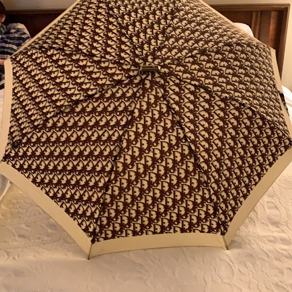 Vintage Christian Dior compact umbrella